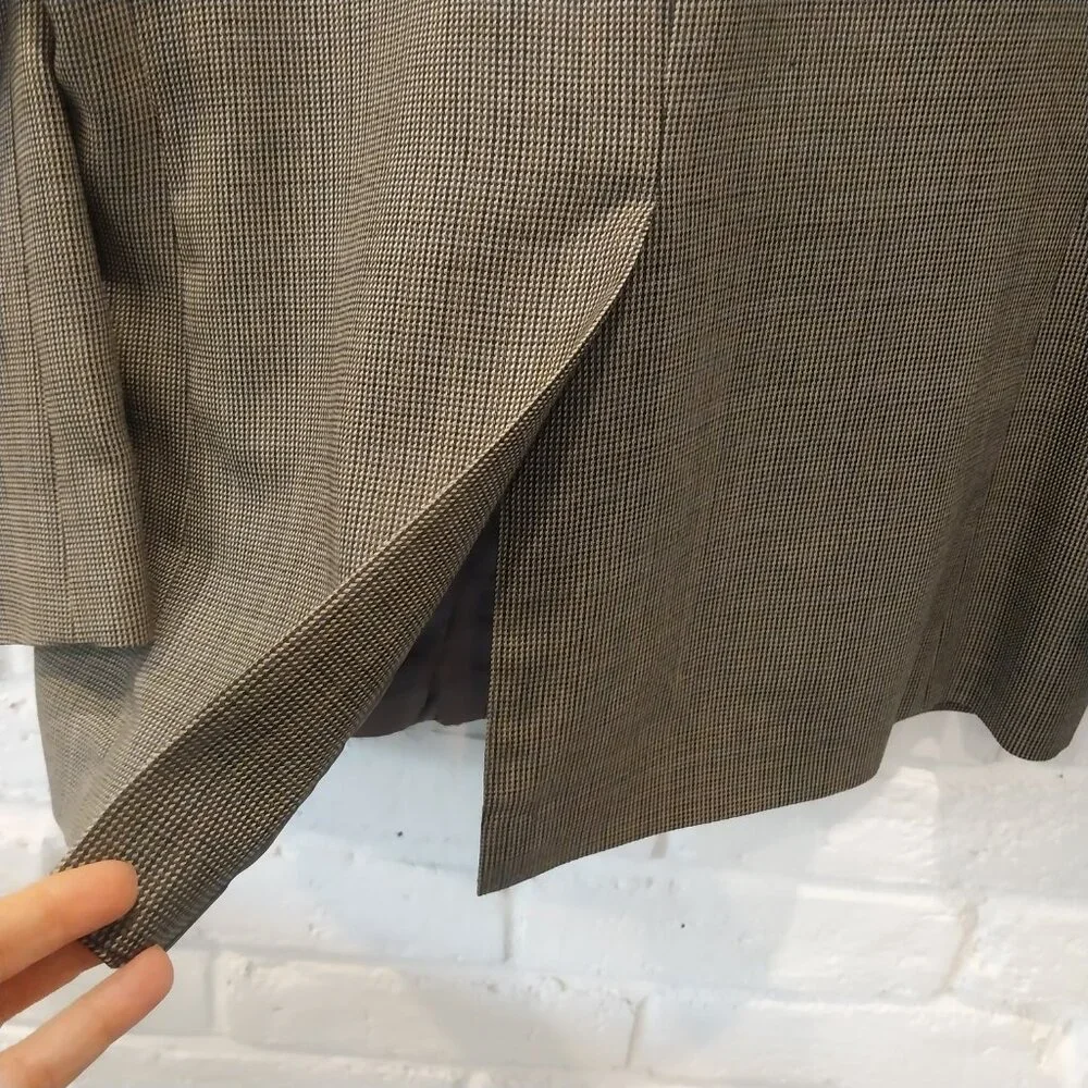 Ralph Lauren Sport Coat Blazer Jacket Mens 42 R Gray 2 Button Business 100% Wool